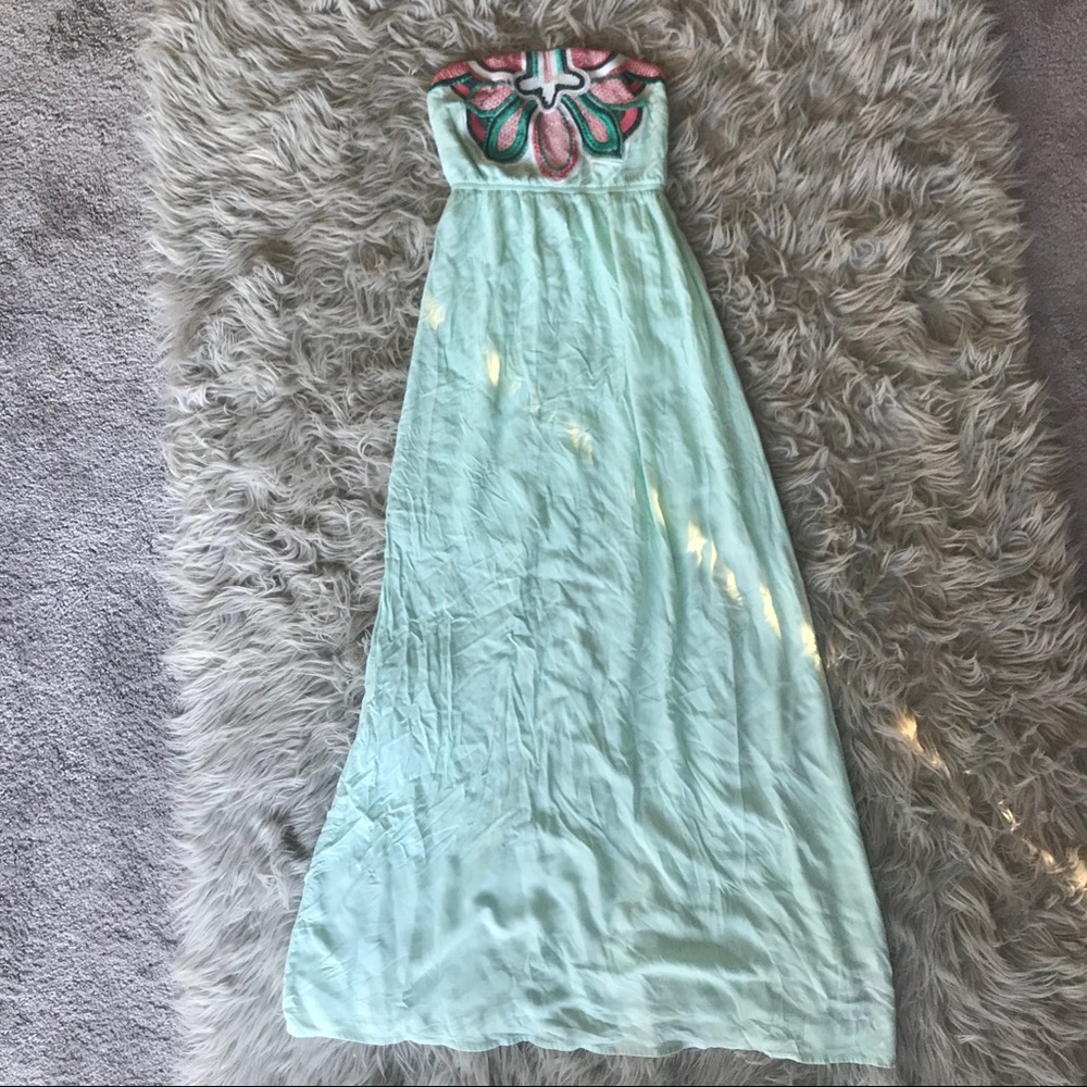 Strapless Maxi Dress
